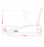 Sealey Trolley Jack 3 tonne 3000CXD Standard Chassis Heavy Duty Car Van